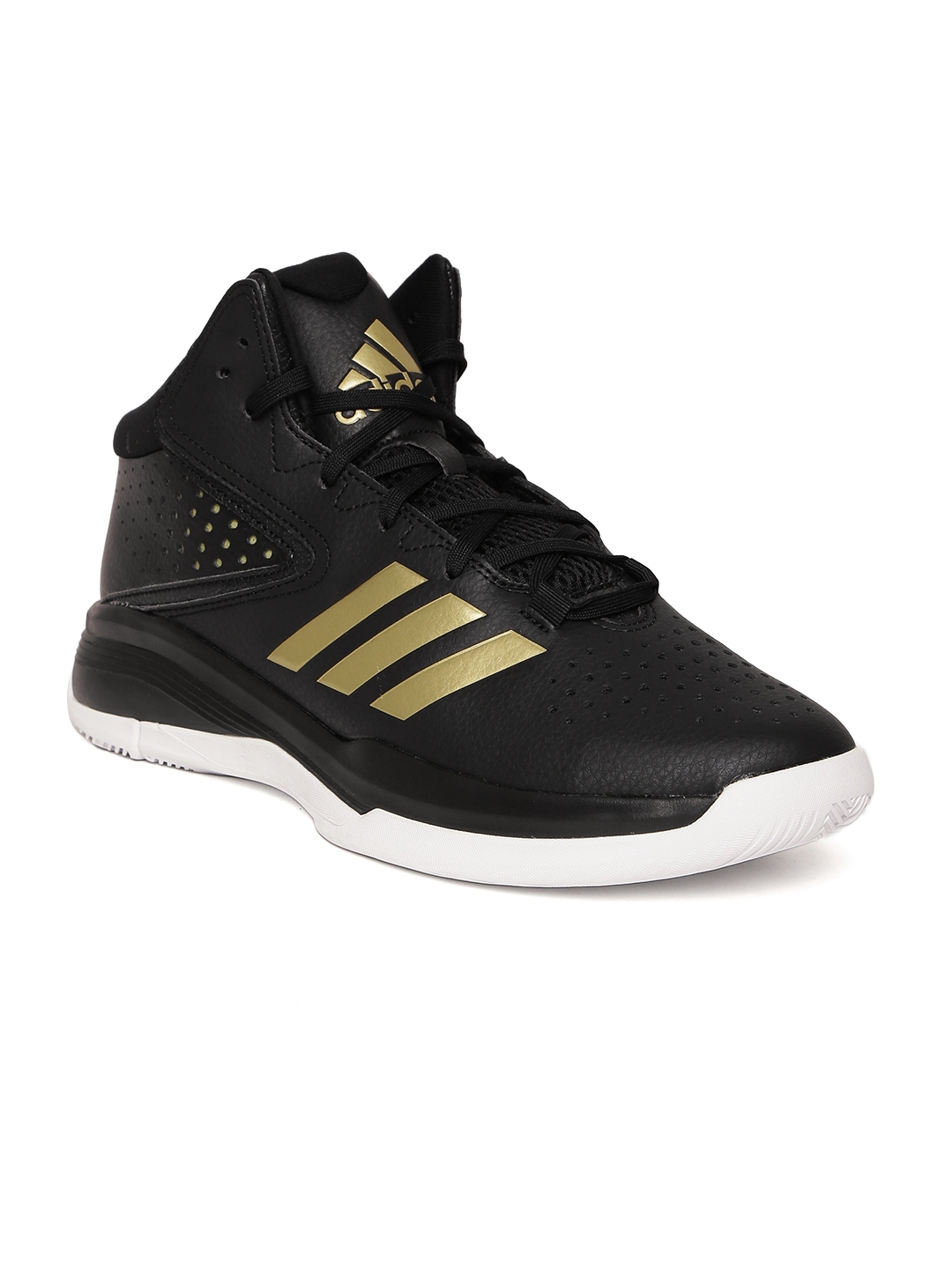 Adidas leather cheap basketball shoes