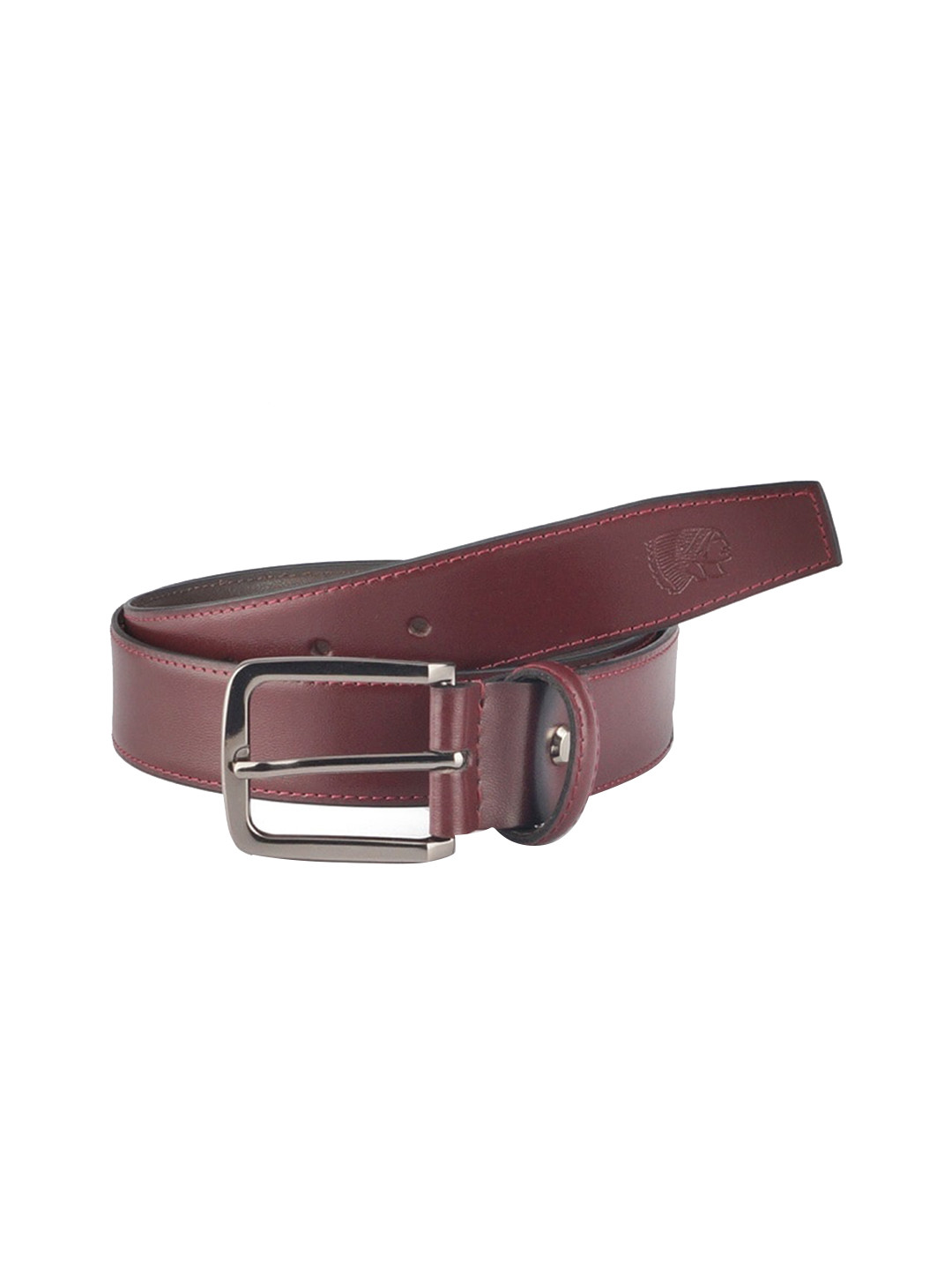 Red Chief Men Red Leather Solid Belt