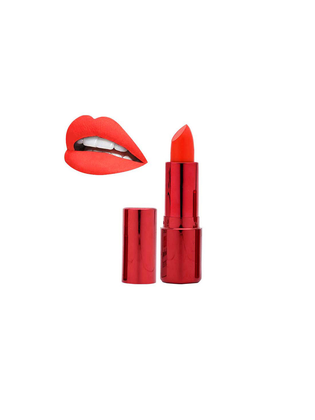 BeautyRelay London 12 Hour Color Stay Lipstick with Vitamin C 3.5g - Coral Red