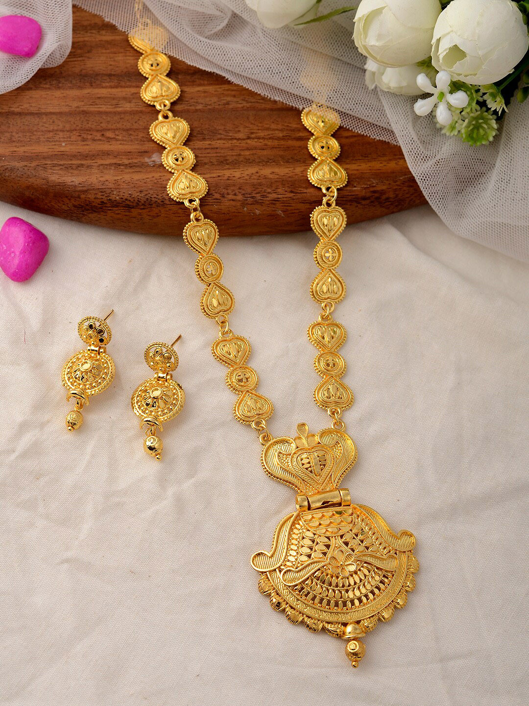 Silvermerc Designs Gold-Plated Jewellery Set