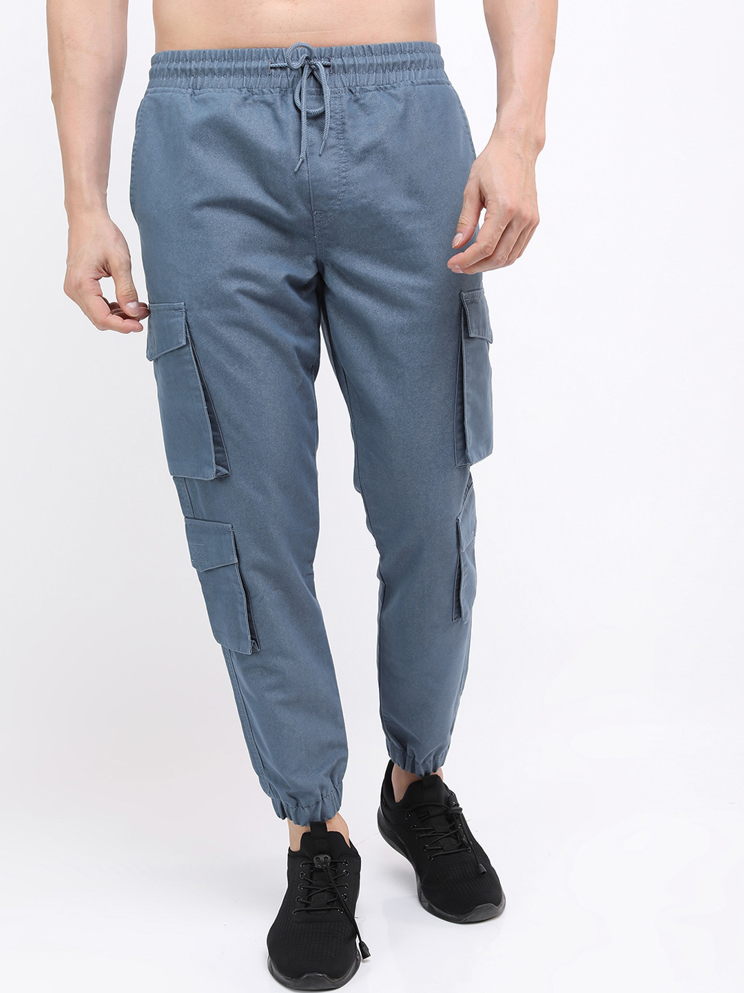 HIGHLANDER Men Joggers Cargo Pocket Trousers