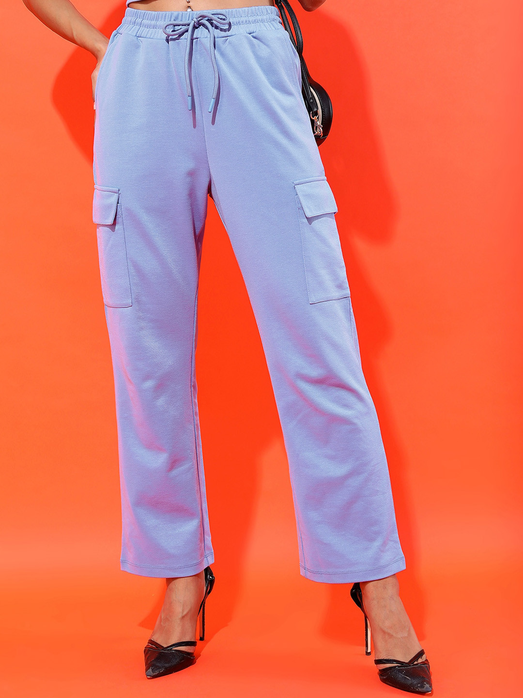 Tokyo Talkies Women Purple Trousers