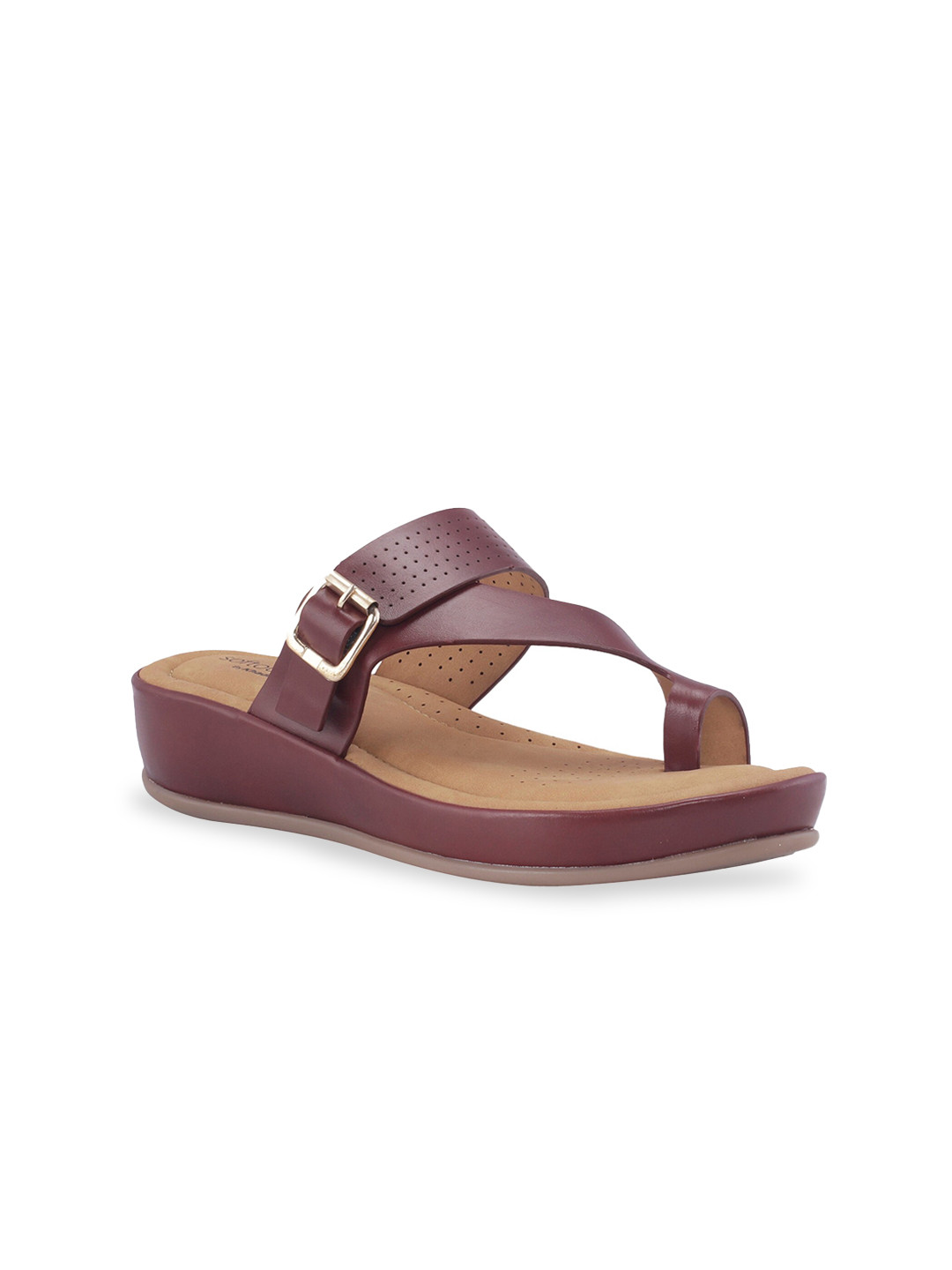 Khadims Women One Toe Flats with Buckles
