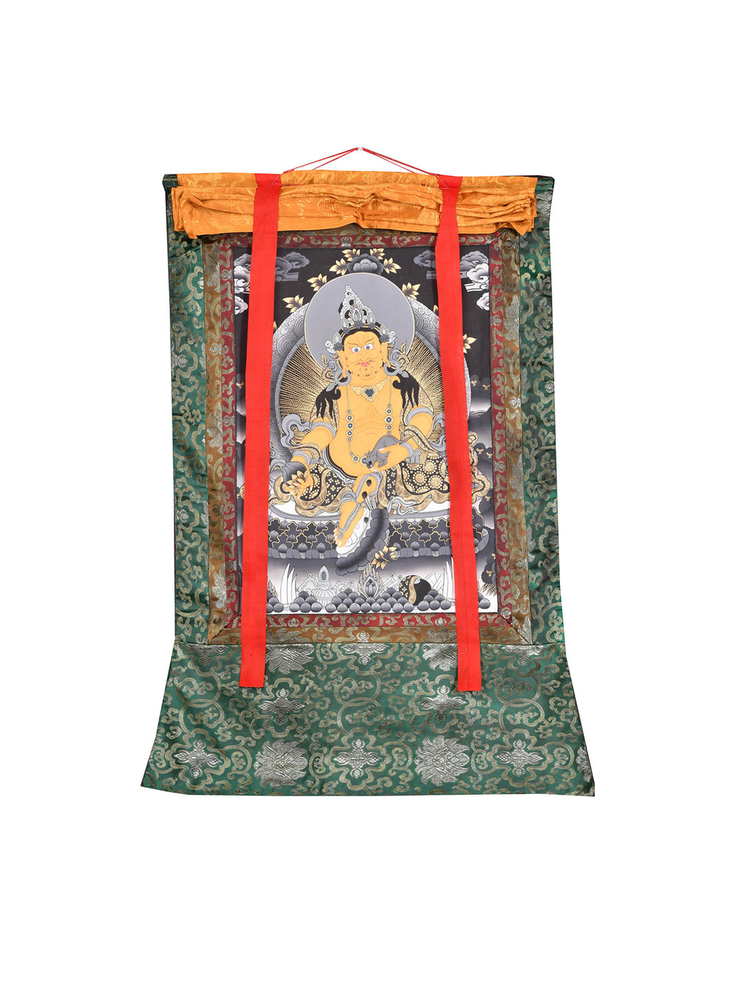 Exotic India Grey Canvas Wall Living Room Rectangle Paintings Wall Art -1 x 26.38In