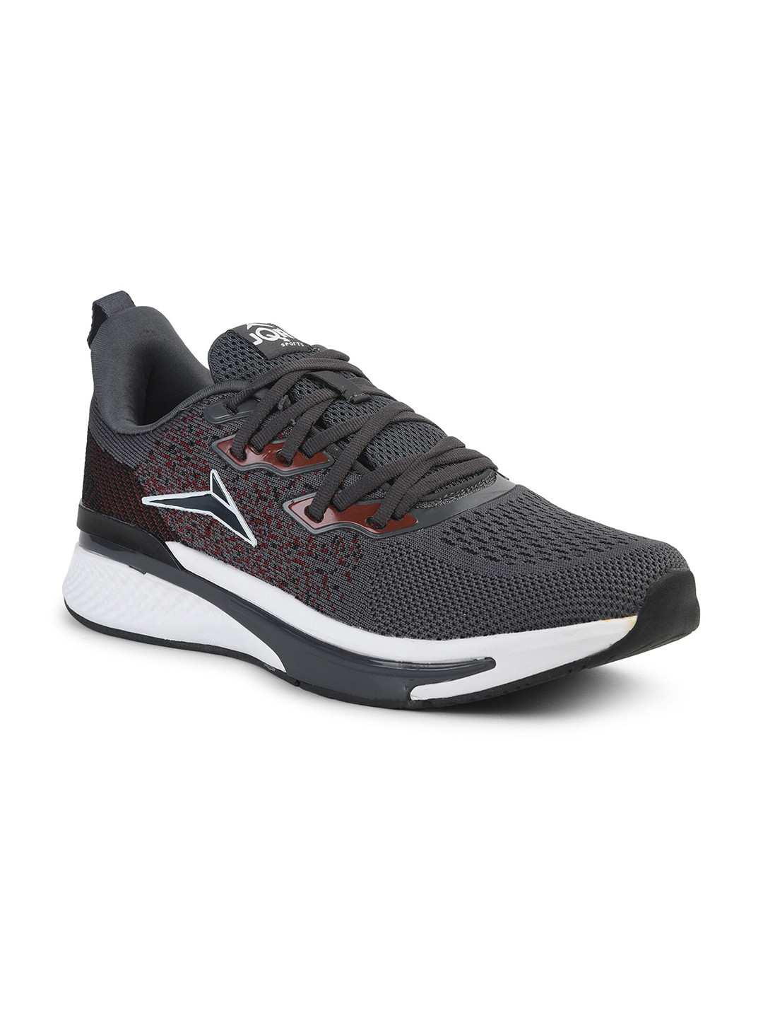 JQR Men PLAN Grey Mesh Running Shoes