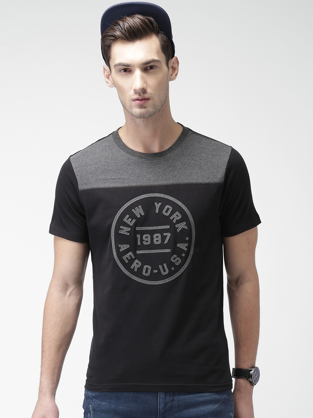 designer round neck t shirts