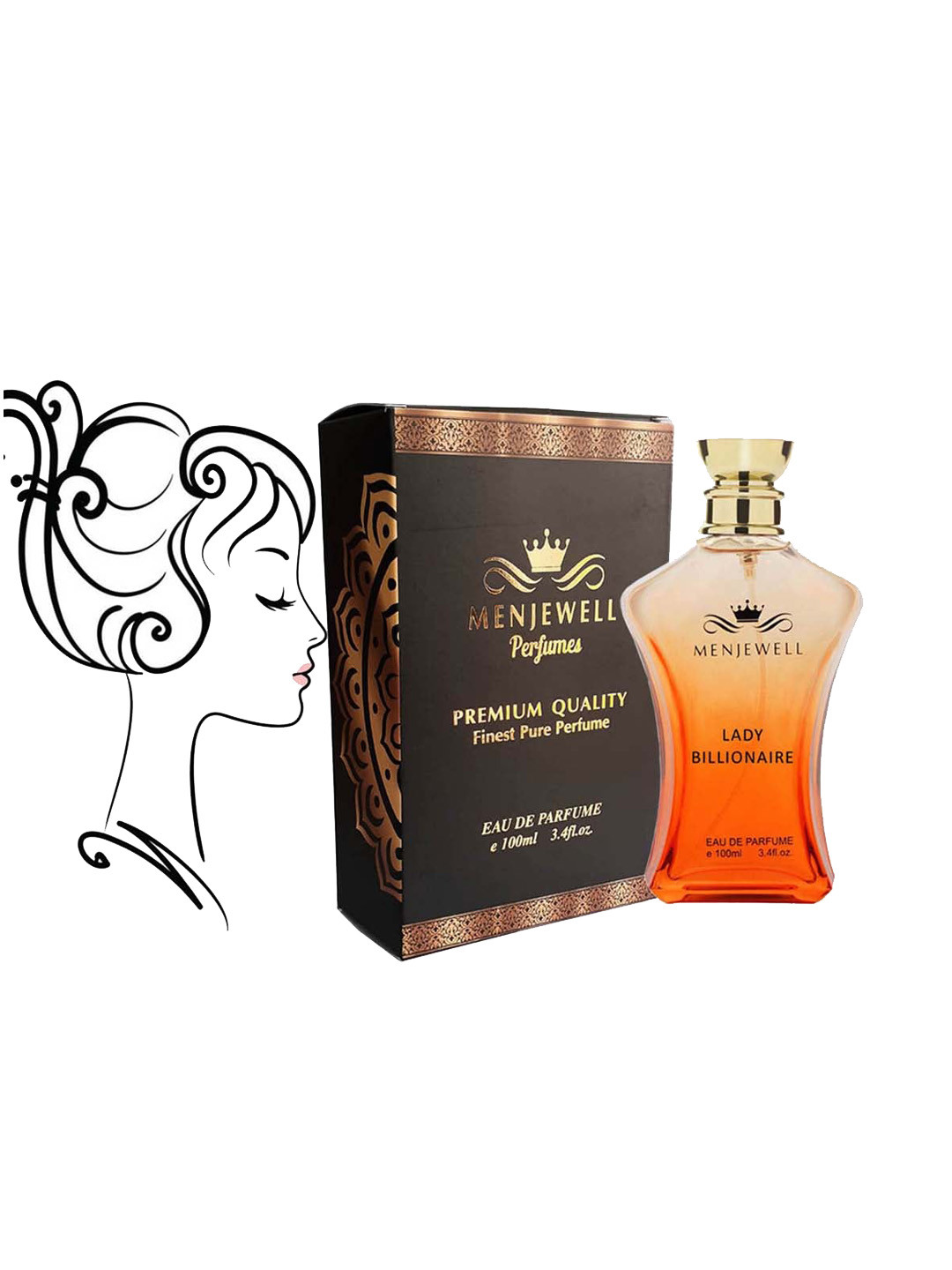 Menjewell Yellow Mirana Lady Billionaire Eau de Parfum