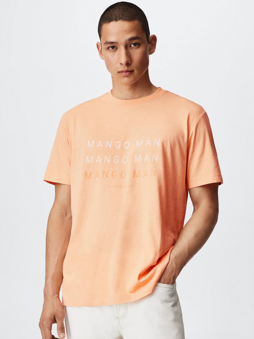 Camiseta deals logo mango
