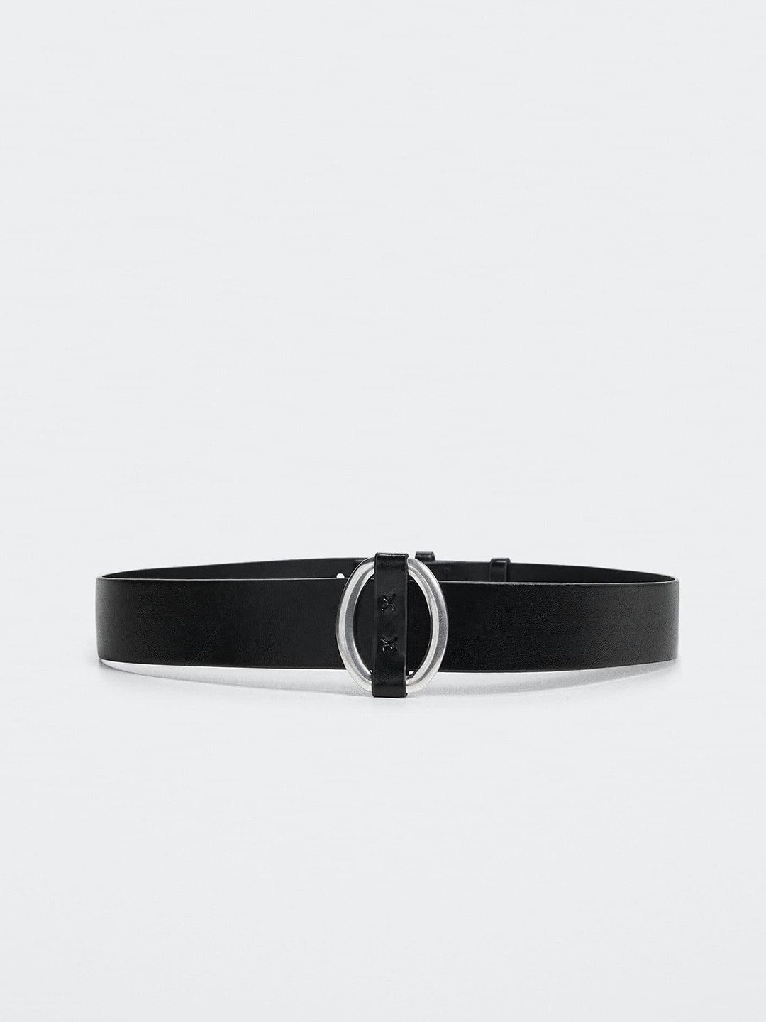 MANGO Women Black Solid Belt