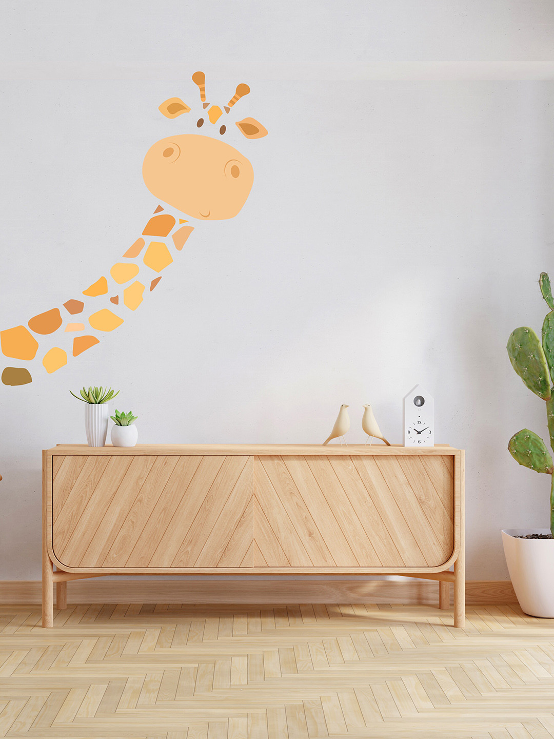 RANGOLI Kids Brown Cute Giraffe Wall Decals and Stickers
