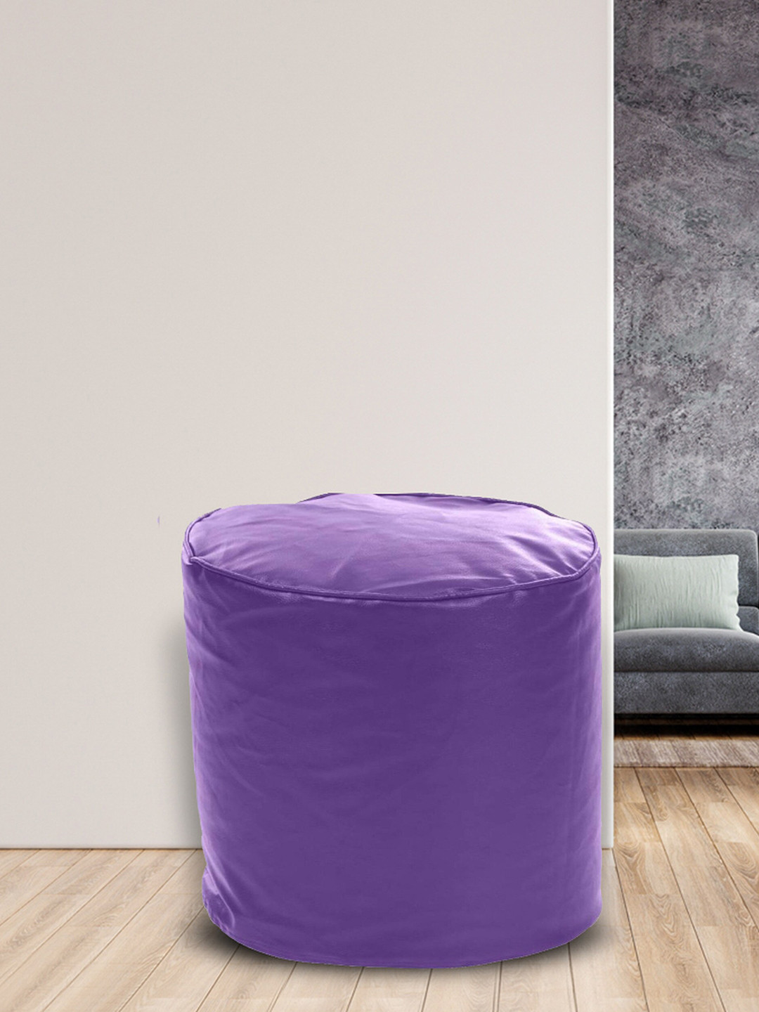 SHIRA 24 Purple Solid Bean Bag Cover