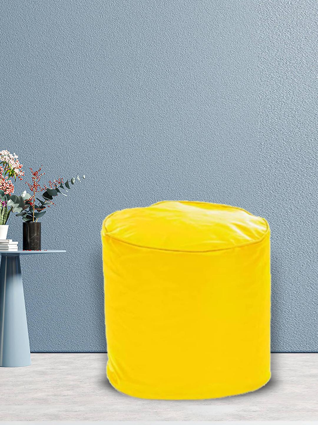 SHIRA 24 Yellow Solid Bean Bag Cover