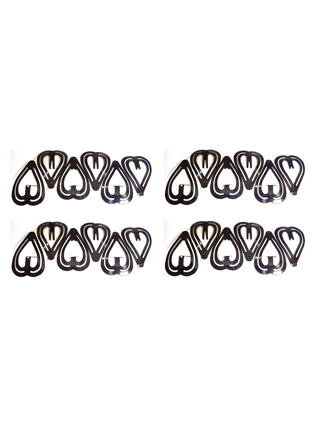 CHRONEX Set of 24 Heart Tic Tac Clips