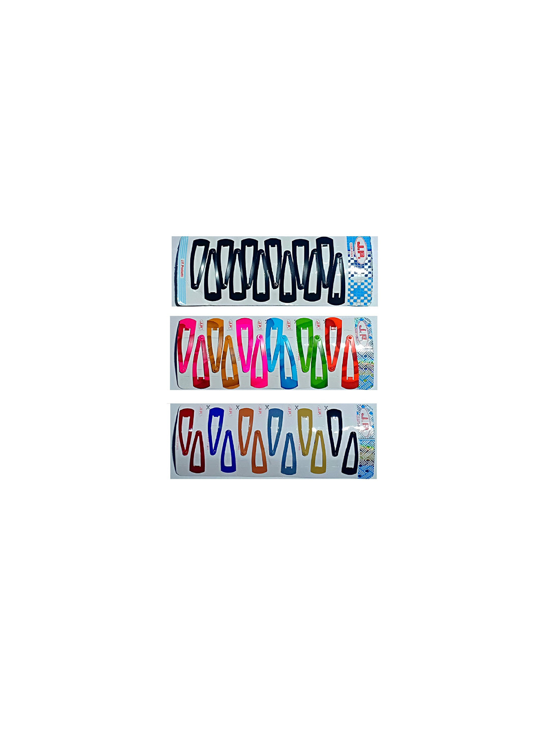 CHRONEX Set Of 36 Solid Tic Tac Hair Clips