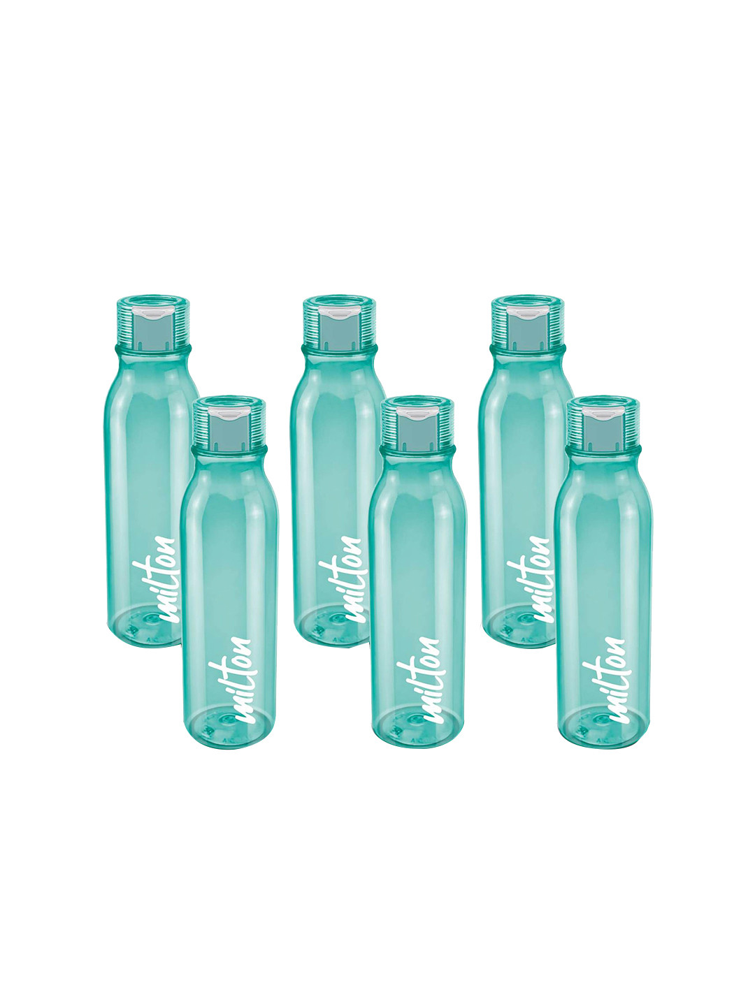 Milton Green Plastic Spill Proof 6 Piece Water Bottle - 1L