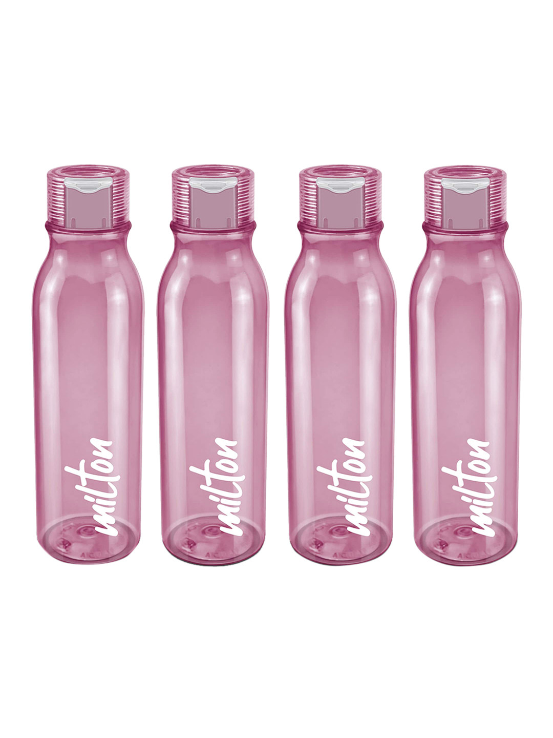 Milton Name Tag Burgundy Plastic Spill Proof 4 Piece Water Bottle - 1L