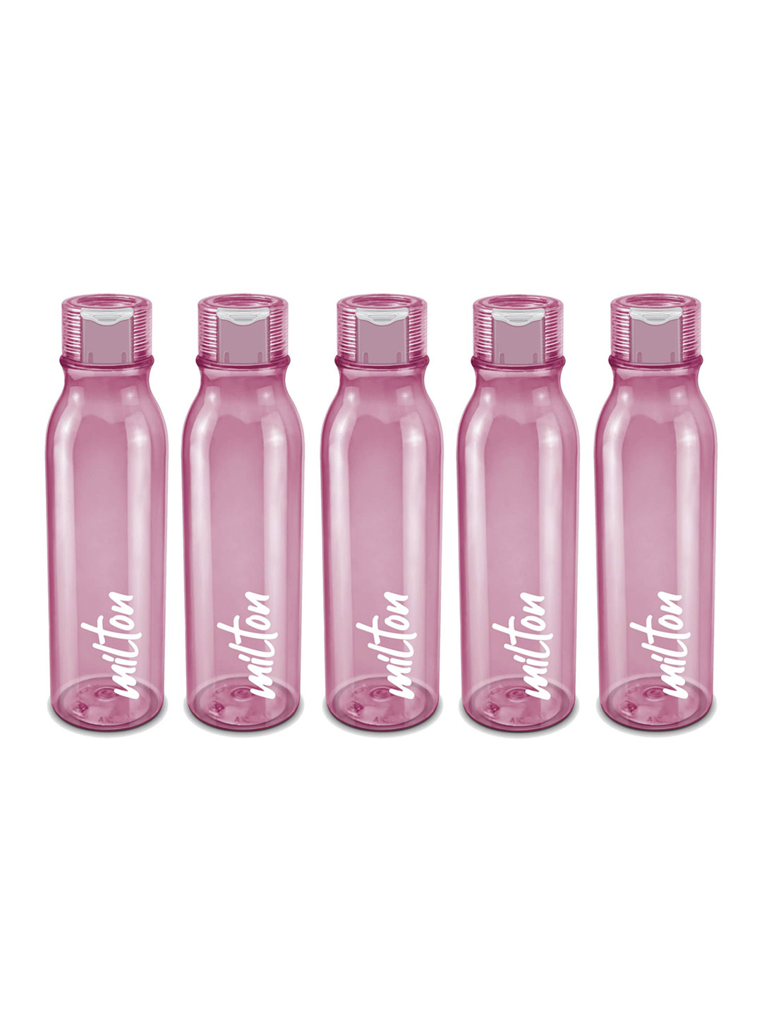 Milton Name Tag Burgundy Plastic Spill Proof 5 Piece Water Bottle - 1L