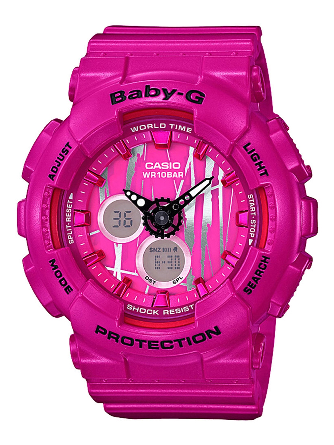 Buy CASIO Baby G Women Pink Dial Tandem Series Watch BA 120SP 4ADR