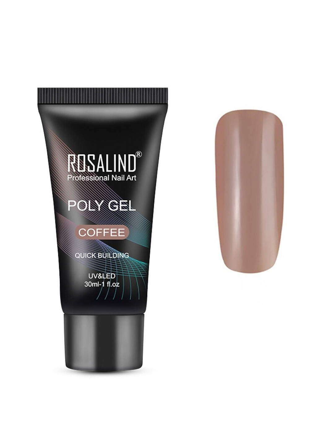 Poly Gel Quick Building Professional Nail Art Polish 30 ml - Coffee 09