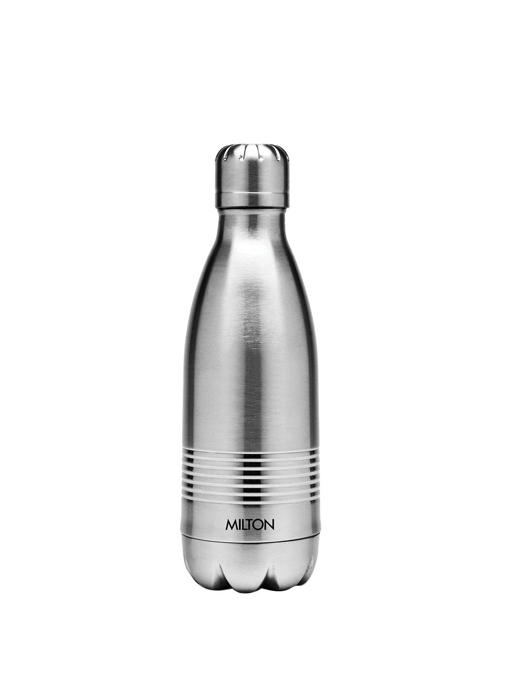 Milton Duo DLX Silver Stainless Steel Double Wall Vacuum Flask - 350ml