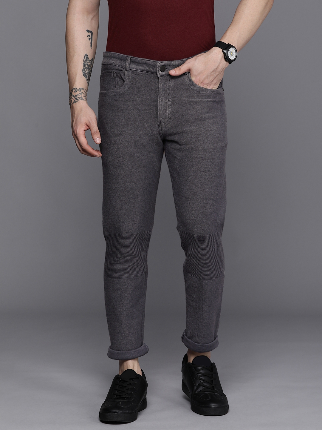 Louis Philippe Jeans Jeans : Buy Louis Philippe Jeans Grey Jeans