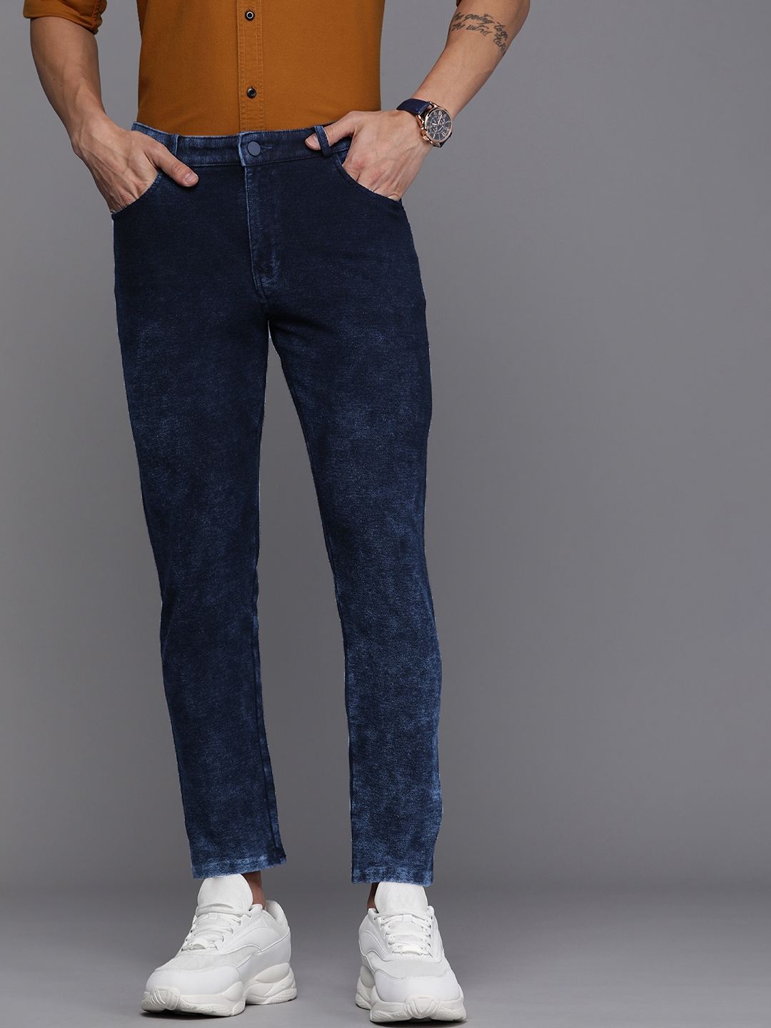 Louis Philippe Jeans Slim Men Light Blue Jeans - Buy Louis