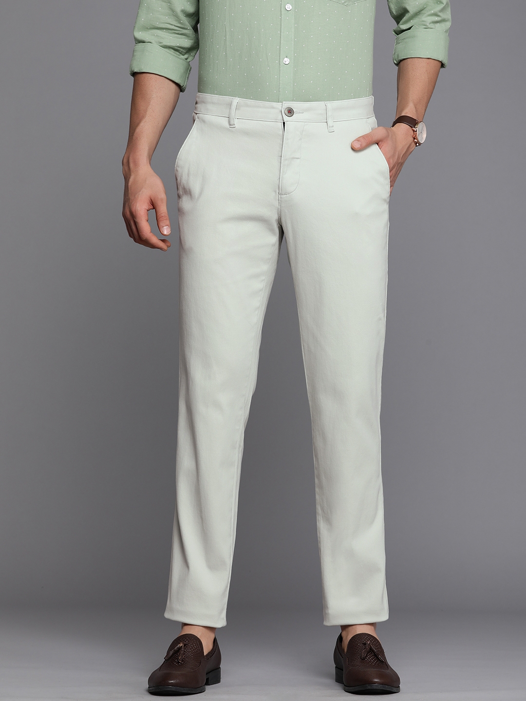 Louis Philippe Sport Slim Fit Men Khaki Trousers - Buy Louis Philippe Sport  Slim Fit Men Khaki Trousers Online at Best Prices in India