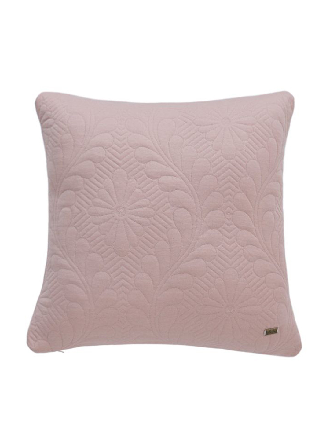 Pluchi Knitted Floral Cotton Square Cushion Covers - 18 x 18 In