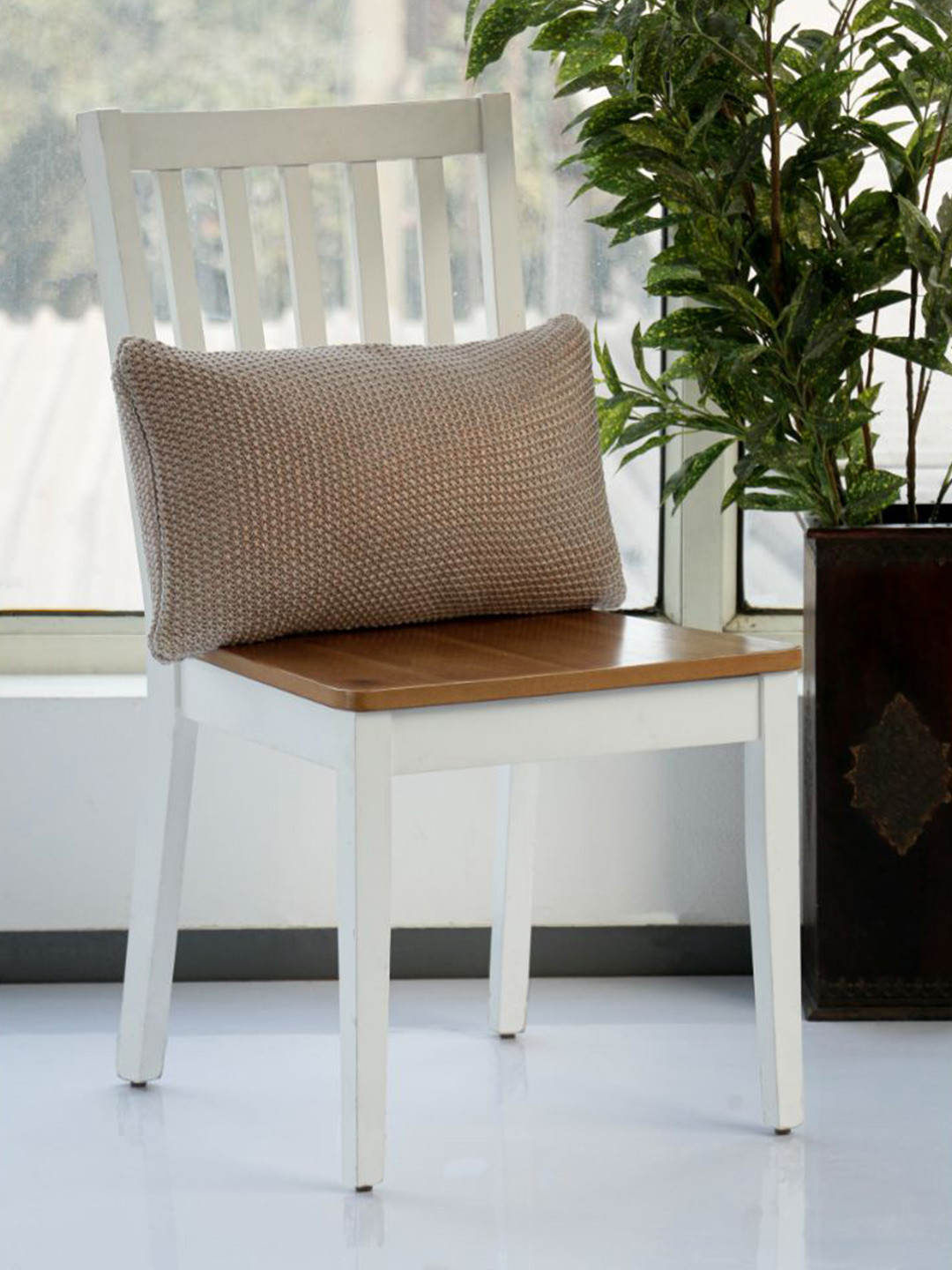 Pluchi Bronze-Toned Rectangle Cushion Covers