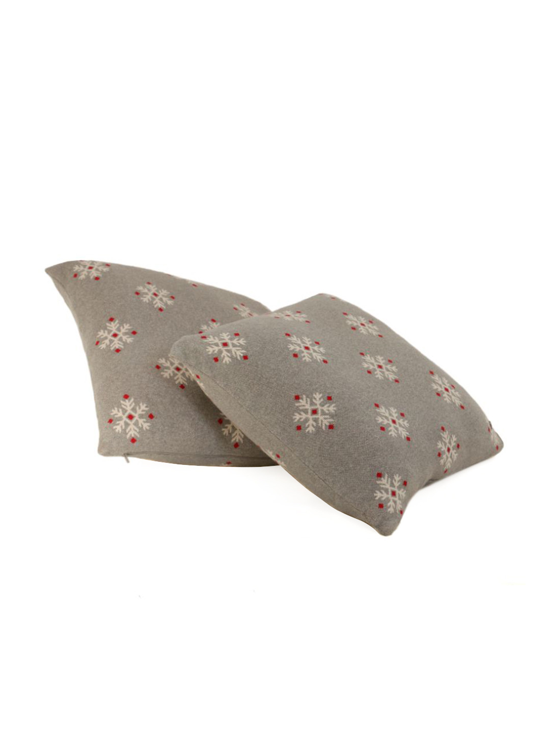 Pluchi Knitted Ethnic Motifs Cotton 2 Pcs Square Cushion Covers - 20 x 20 In