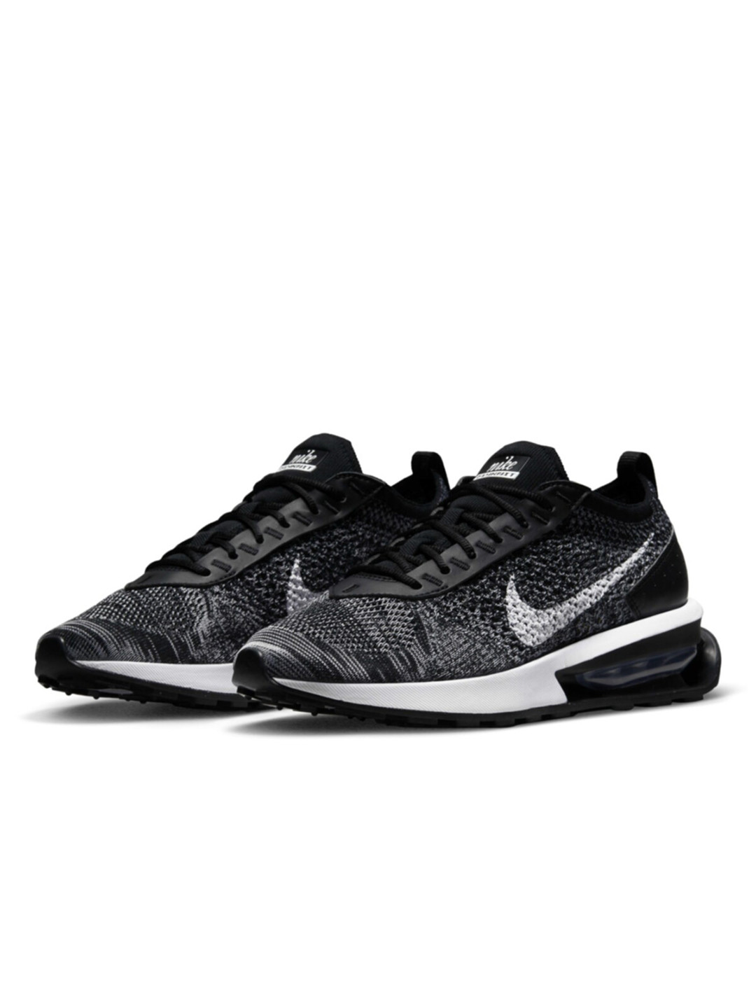 Nike Women Black Air Max Flyknit Racer Sneakers