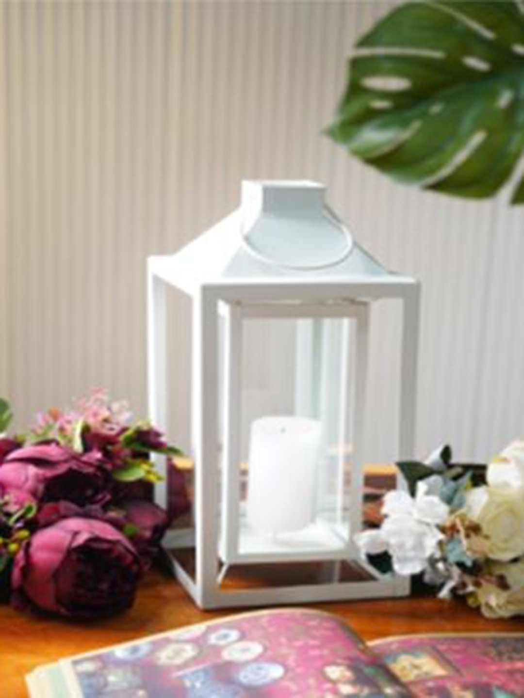 Folkstorys White Solid Greek metal Lantren