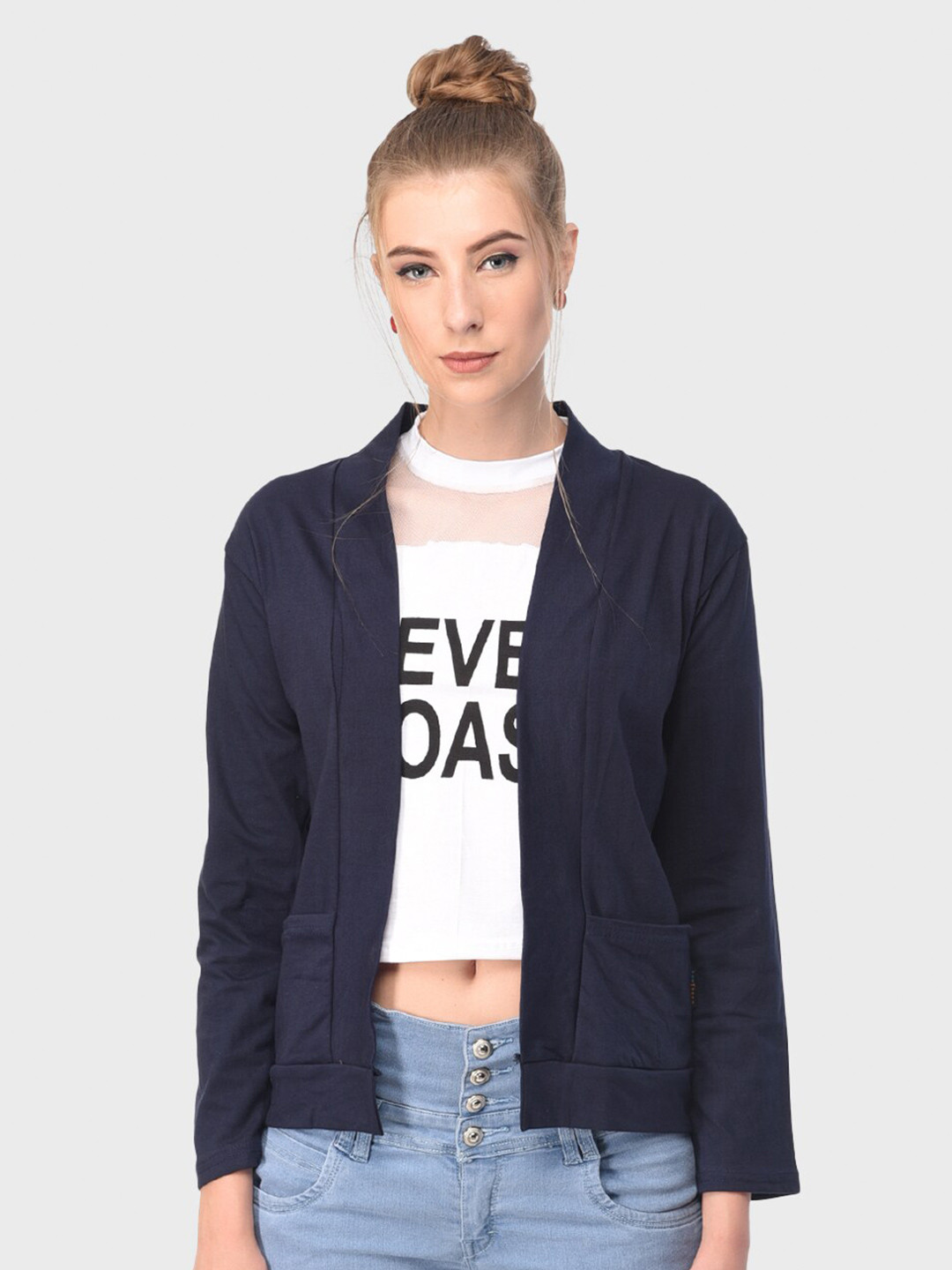 TEEMOODS Women Cotton  Shrug
