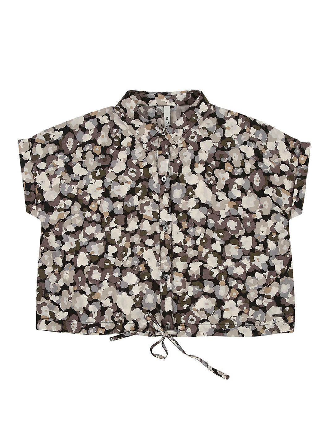 Pepe Jeans Girls Brown Floral Printed Casual Shirt