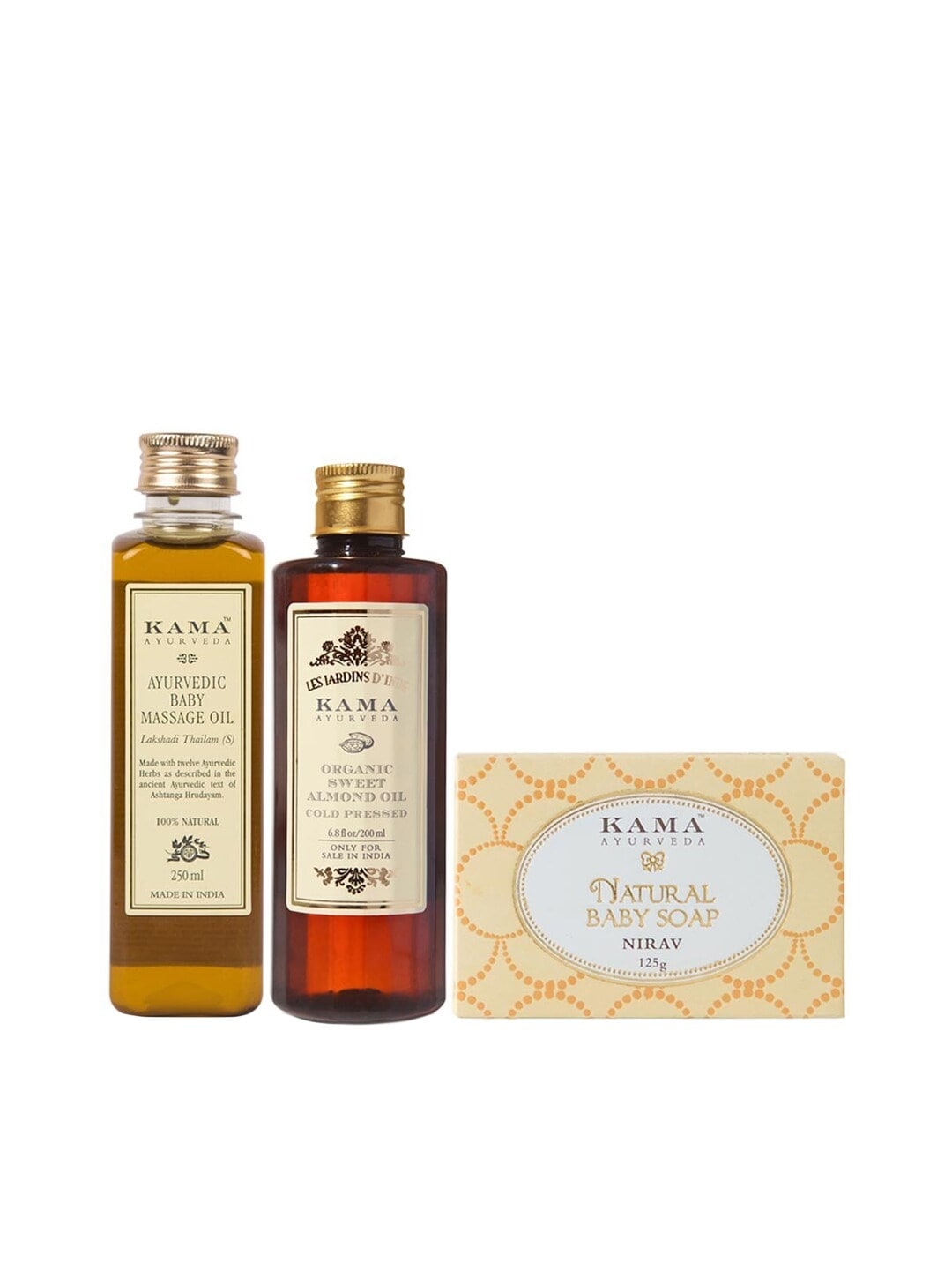 KAMA AYURVEDA Sustainable Unisex Baby Care Regime Skin Care Gift Set