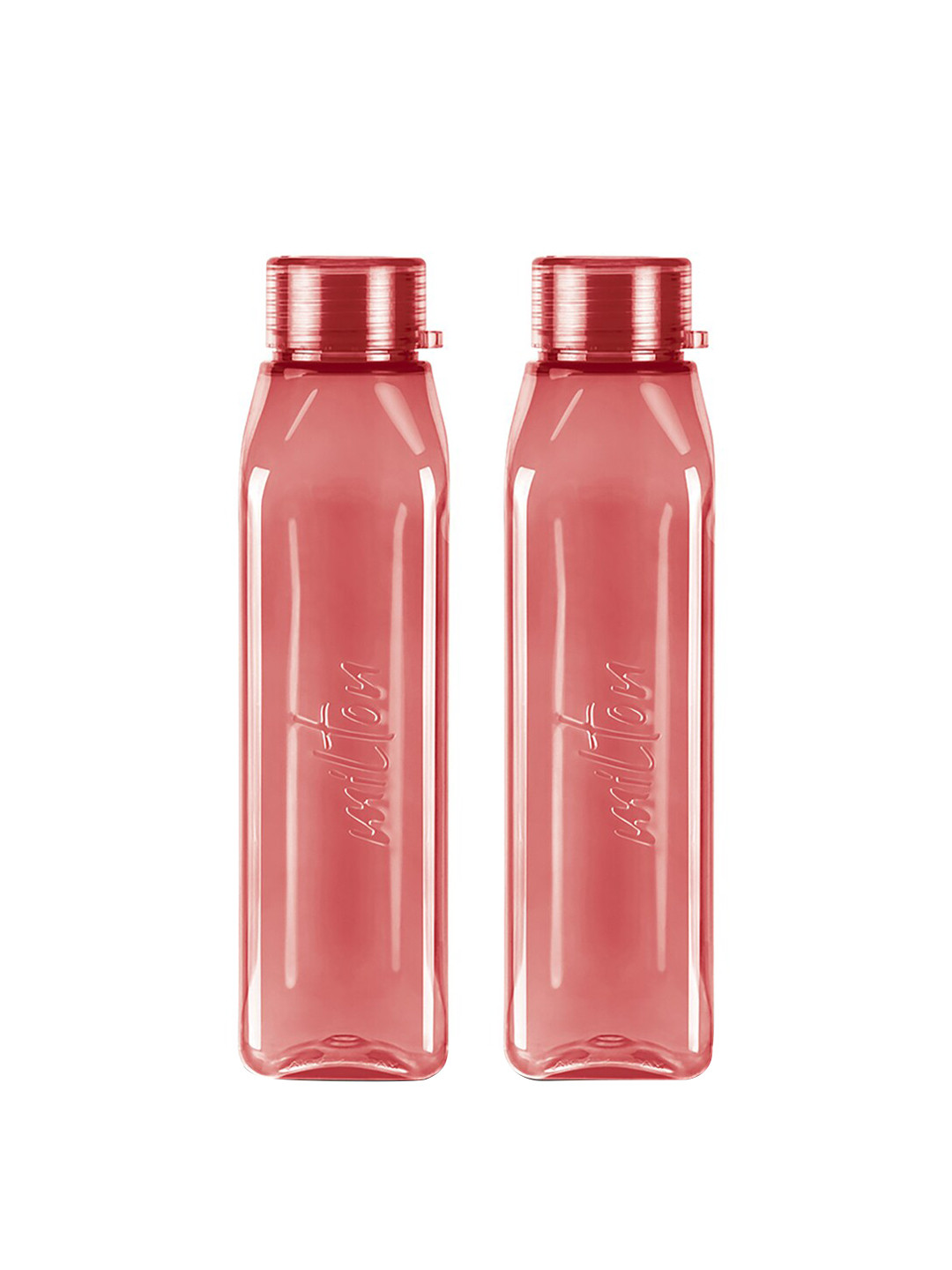 Milton Prime Burgundy Plastic Spill Proof 2 Piece Water Bottle - 1L