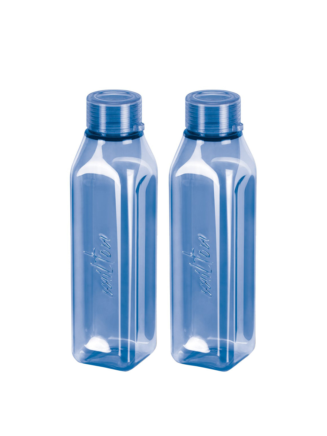 Milton Prime 1000 Blue Plastic Spill Proof 2 Piece Water Bottle - 1L