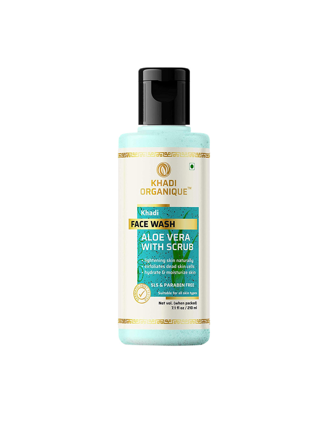 Khadi Organique Aloe Vera Face Wash Scrub 210ml