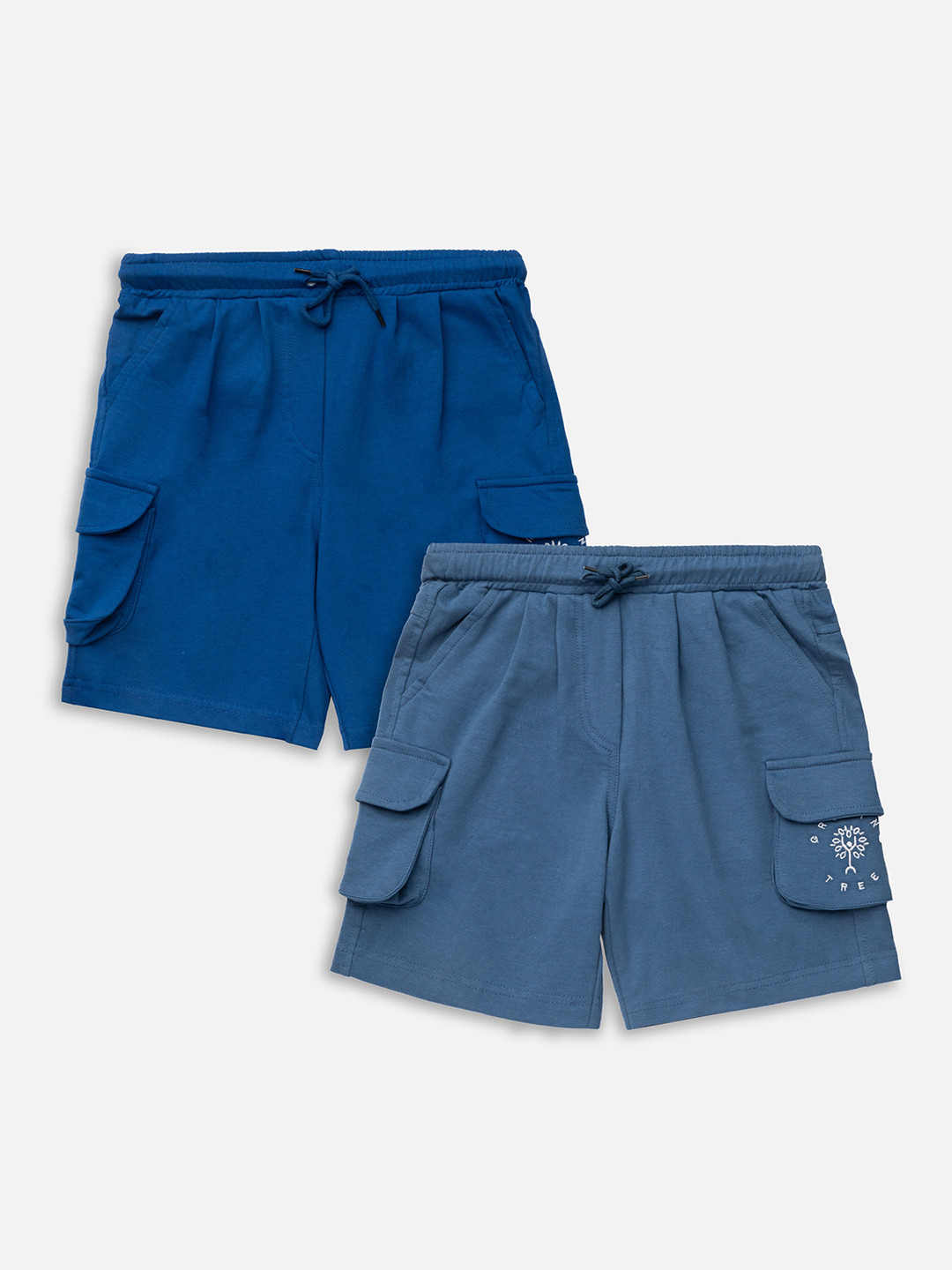 Growing Tree Unisex Kids Multicoloured Outdoor Sports Shorts with Antimicrobial Technology