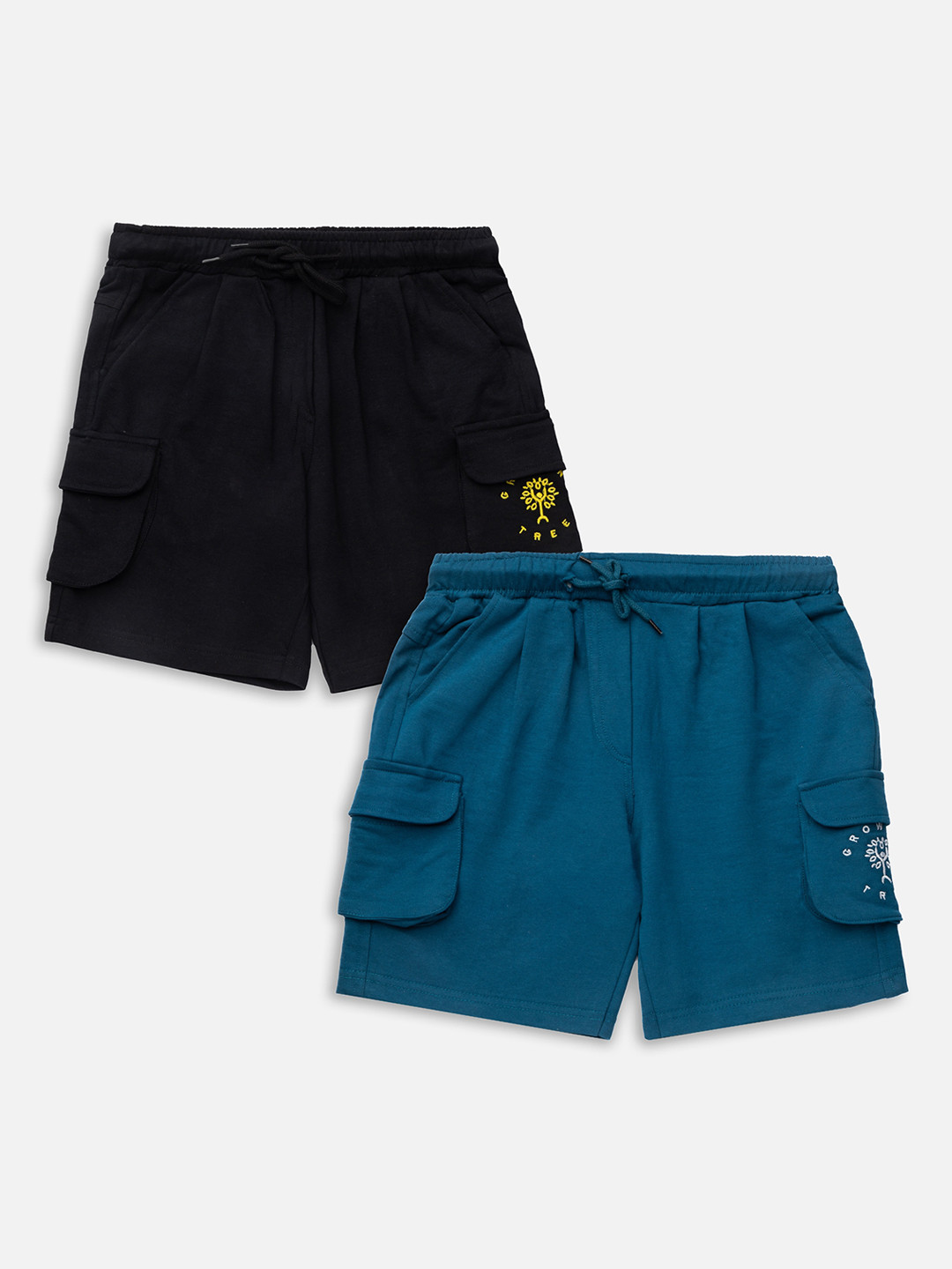 Growing Tree Unisex Kids Multicoloured Outdoor Antimicrobial Technology Shorts