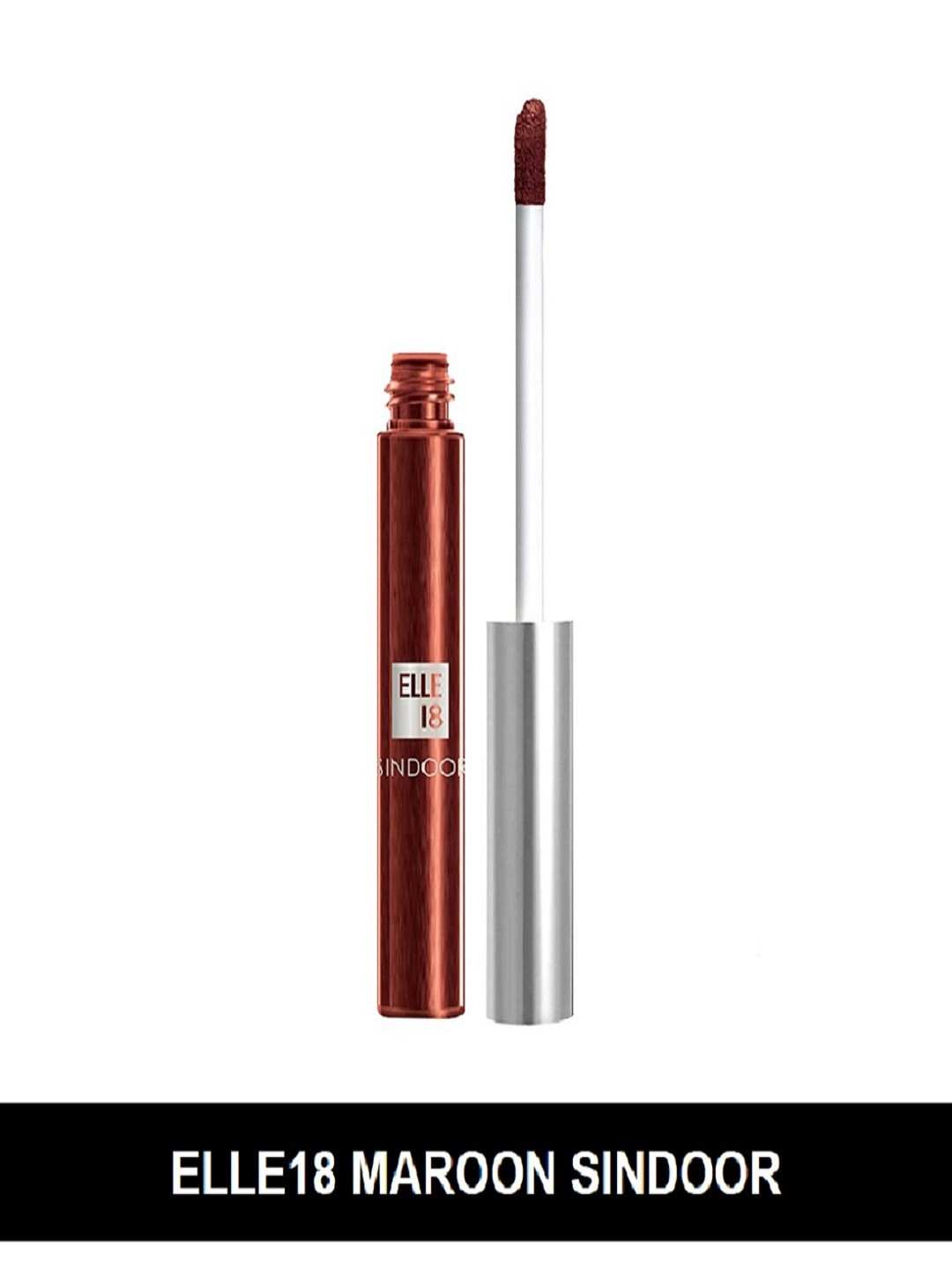 ELLE 18 Long-Lasting Smudge-Proof Liquid Sindoor 4.5 ml - Maroon