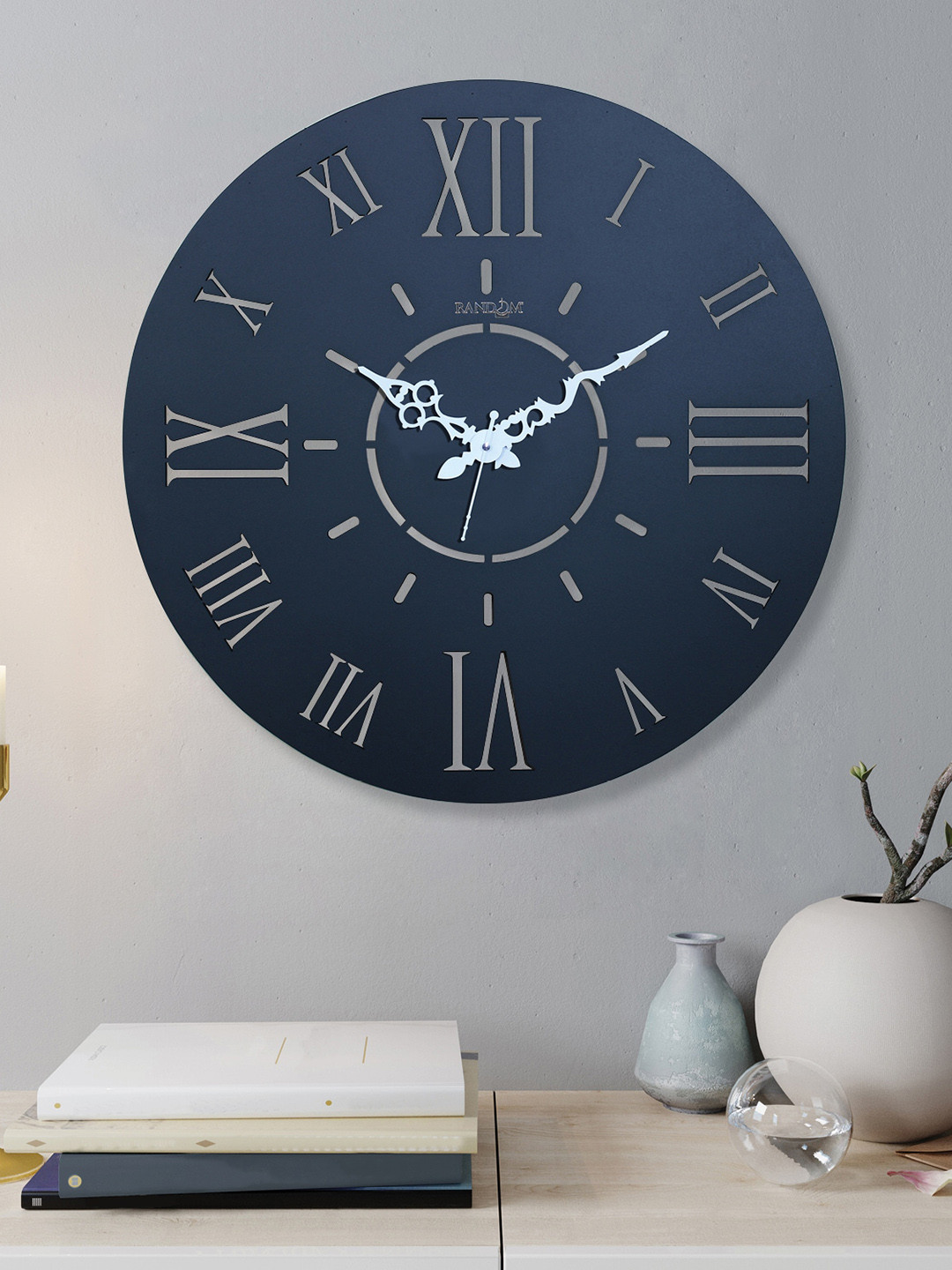 RANDOM Unisex Blue Clocks