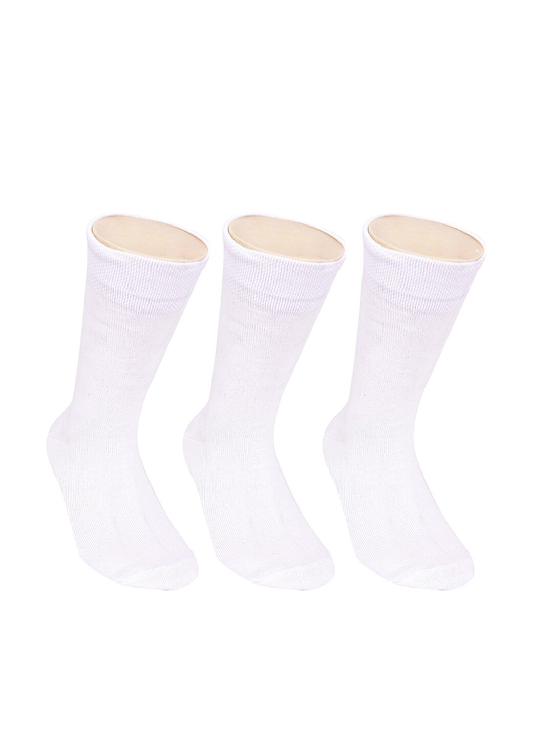 FOOTPRINT Kids 3 Pairs Solid Anti Odour Organic Cotton Calf Length Bamboo School Socks