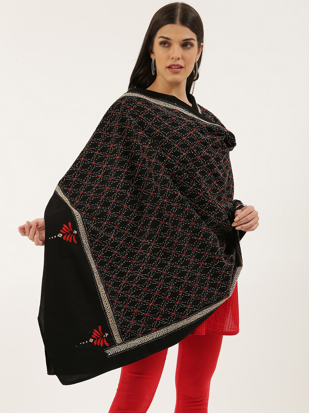 ArtEastri Kantha Cotton Dupatta