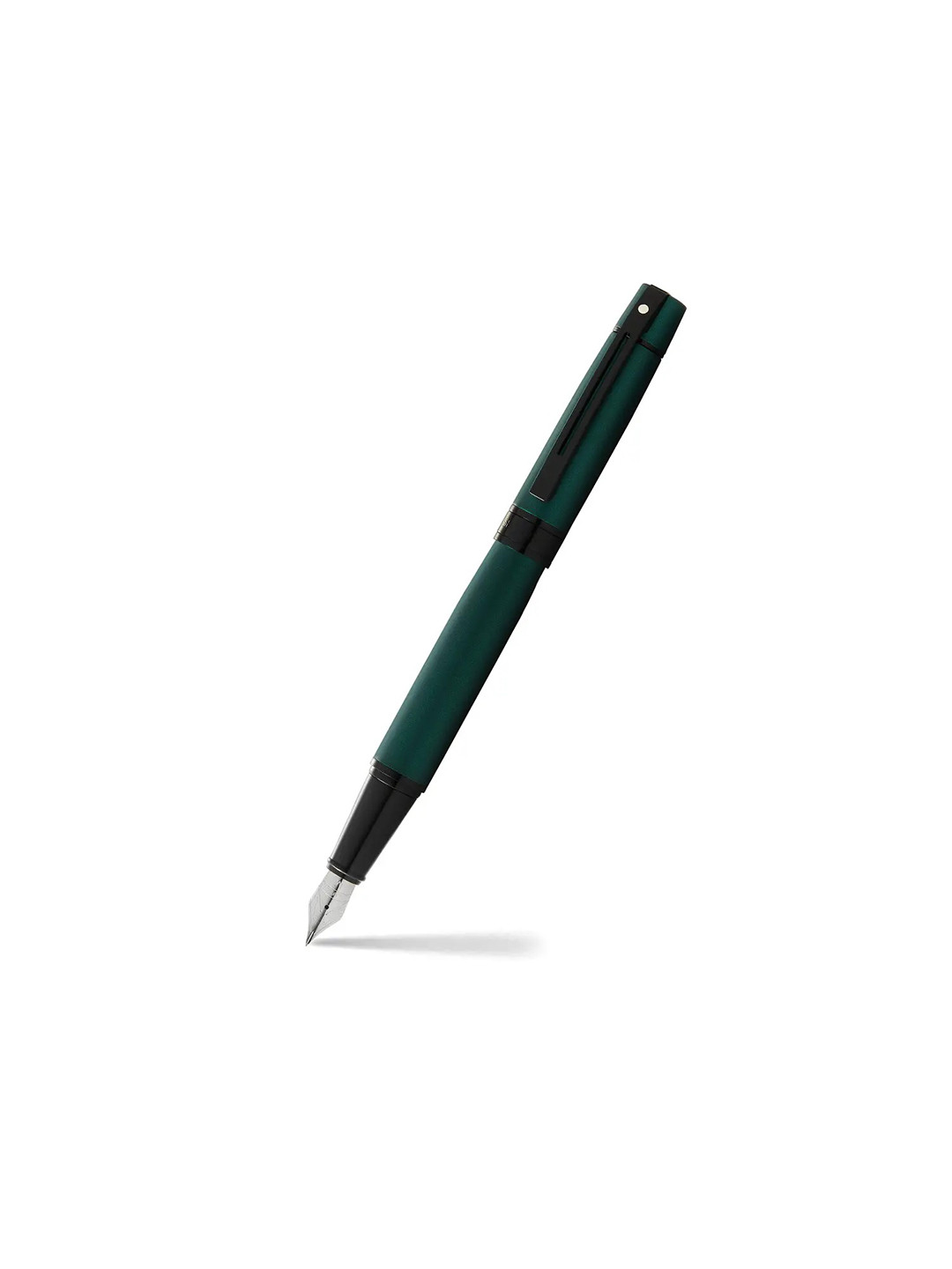 Sheaffer Green with Black E9346 Gift 300 Fine Nib Fountain Pen