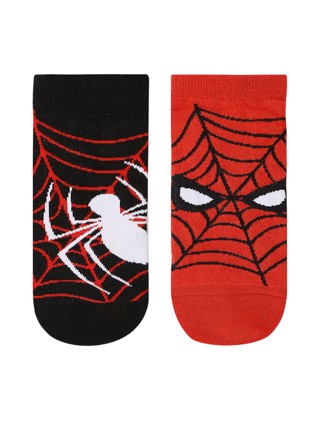 Balenzia x Marvel Men Pack Of 2 Spider-Man Patterned Ankle Length Socks