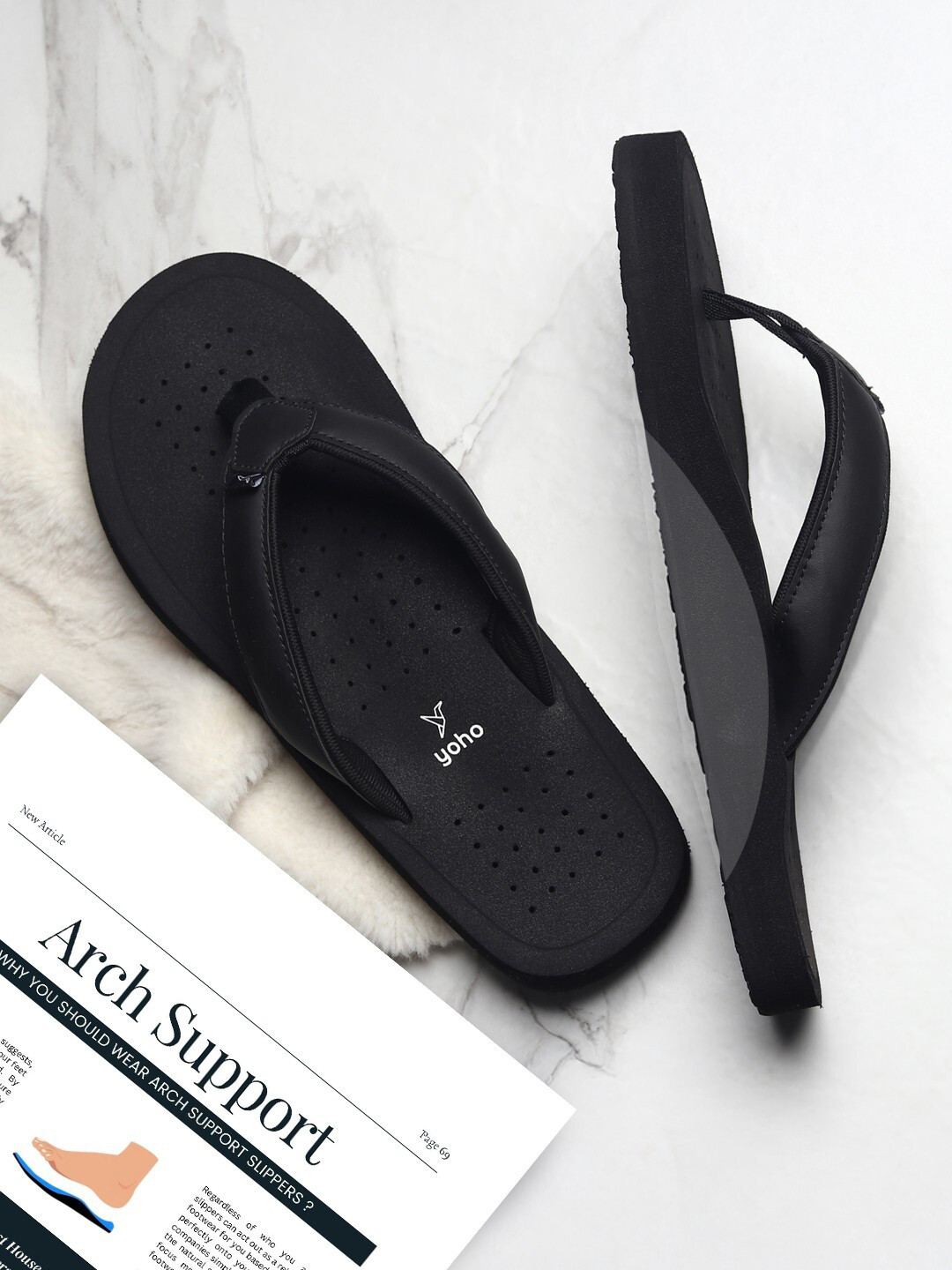 YOHO ArchFlex Men Ortho Thong Flip-Flops