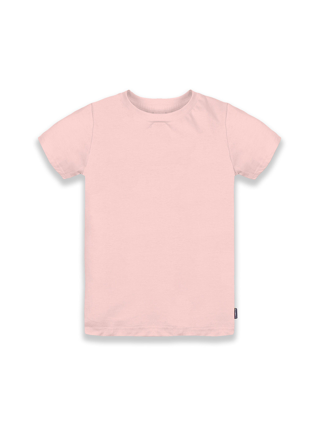 KiddoPanti Boy Solid Pink Pure Cotton T-shirt