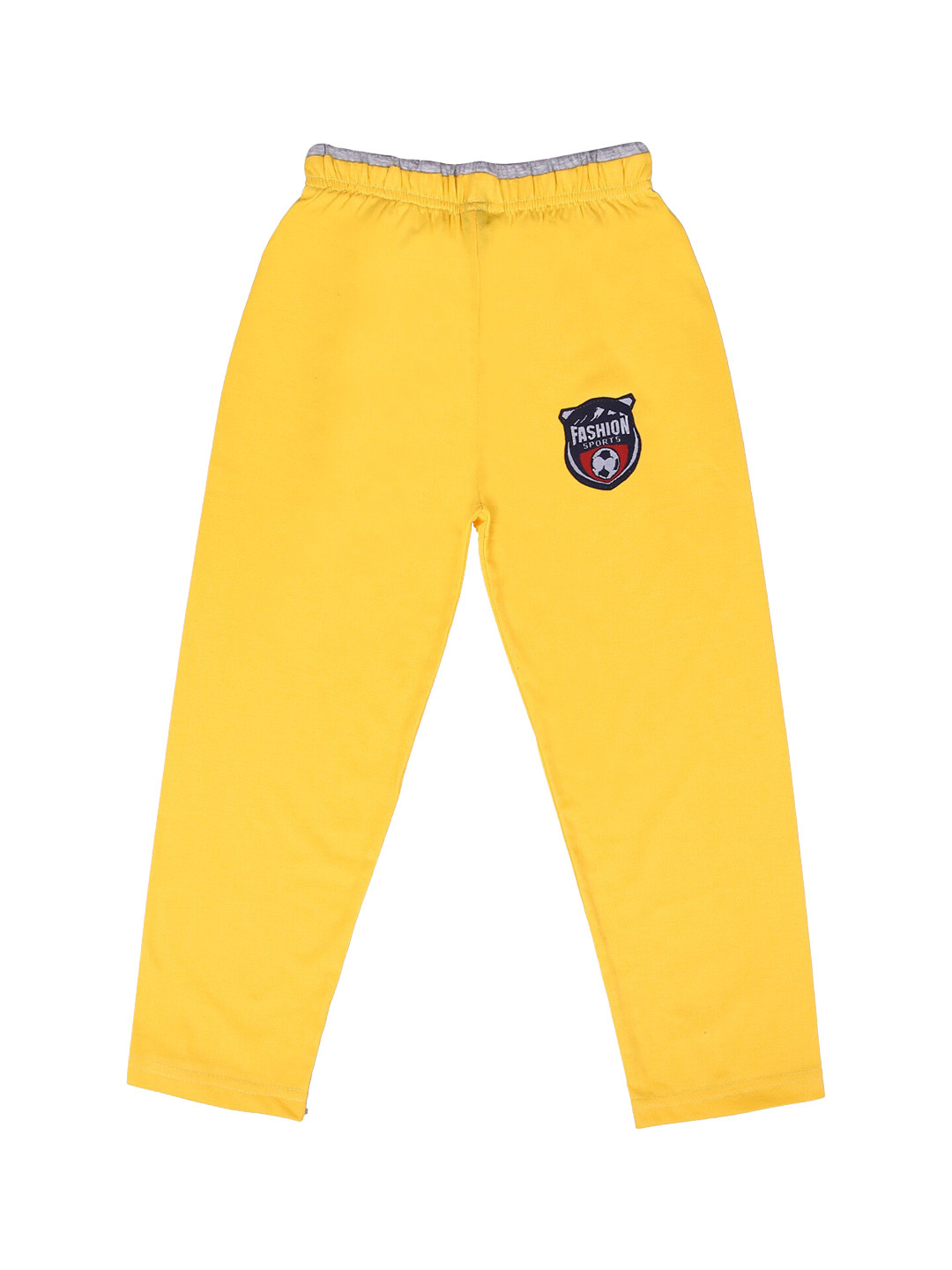 SWEET ANGEL Boys Yellow Pure Cotton Track Pant
