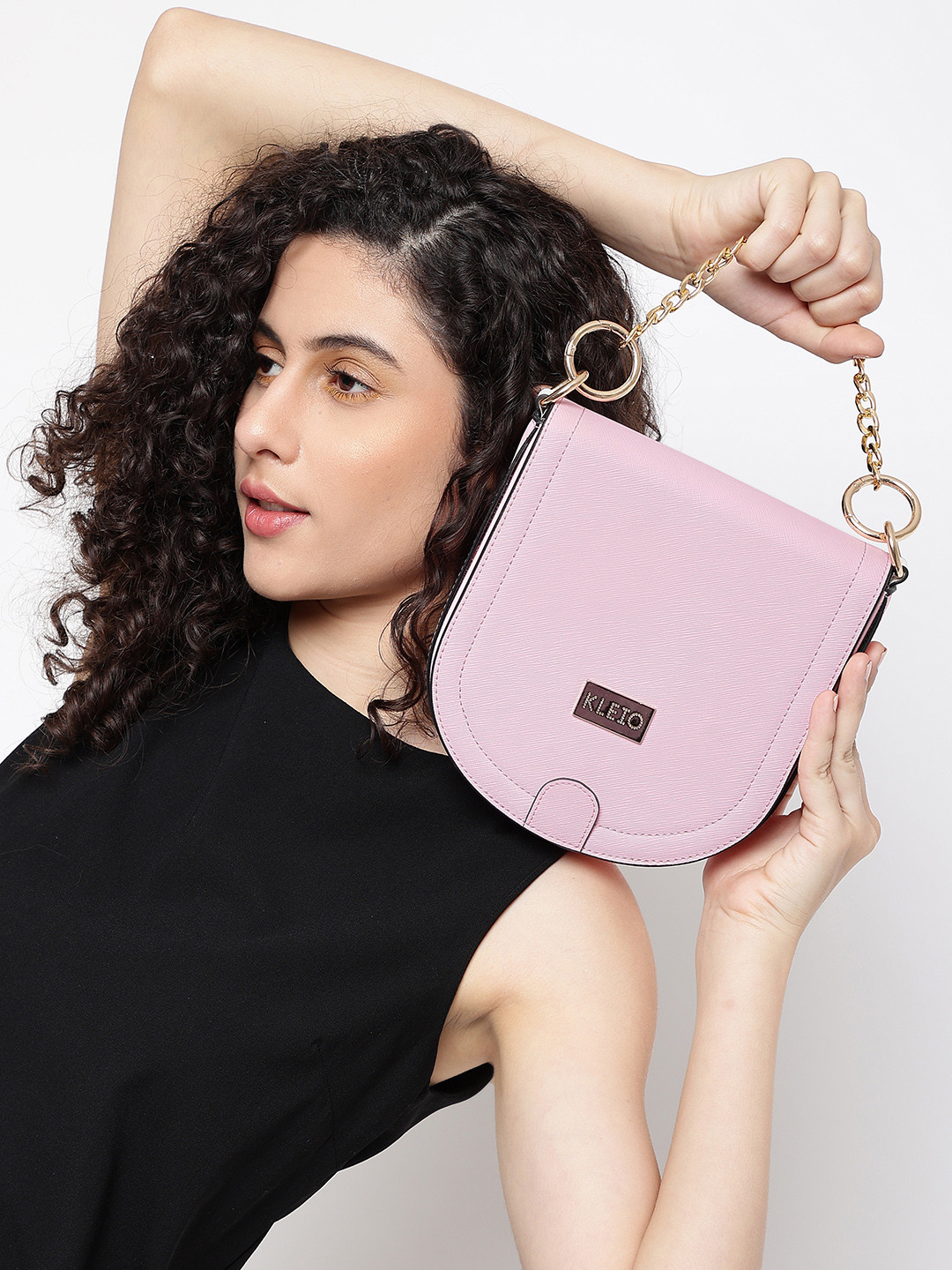 KLEIO Vegan D Shape 3 Straps Sling Bag